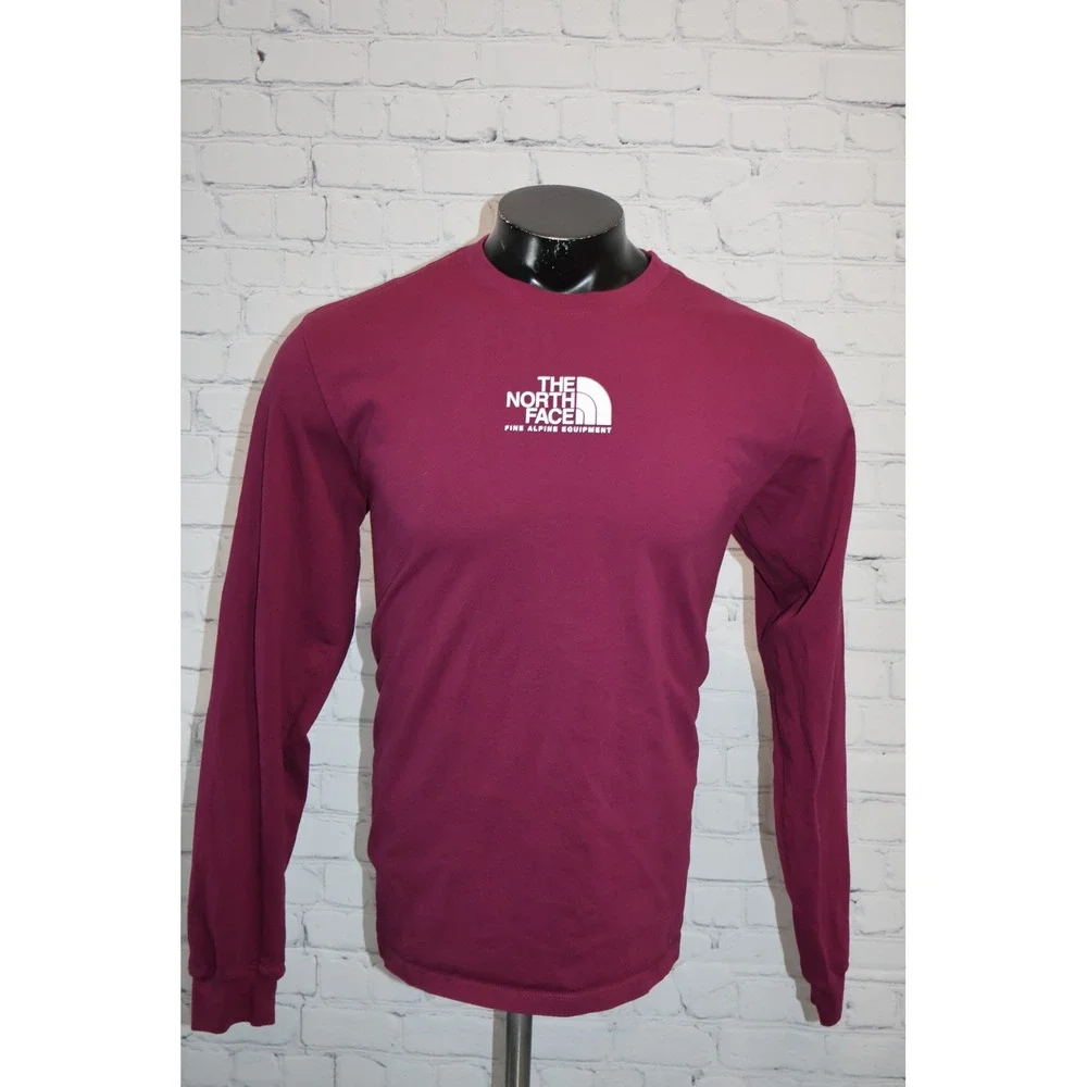 The North Face Long Sleeve T-Shirt Mens Large Purple Fine Alpine Equipment